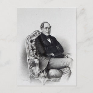 George Villiers, 4th Earl of Clarendon, 1856 Postcard