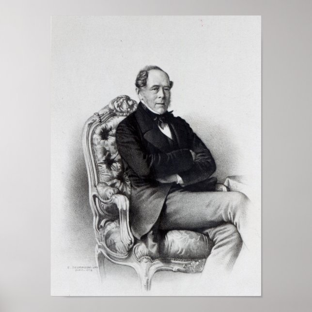 George Villiers, 4th Earl of Clarendon, 1856 Poster (Front)