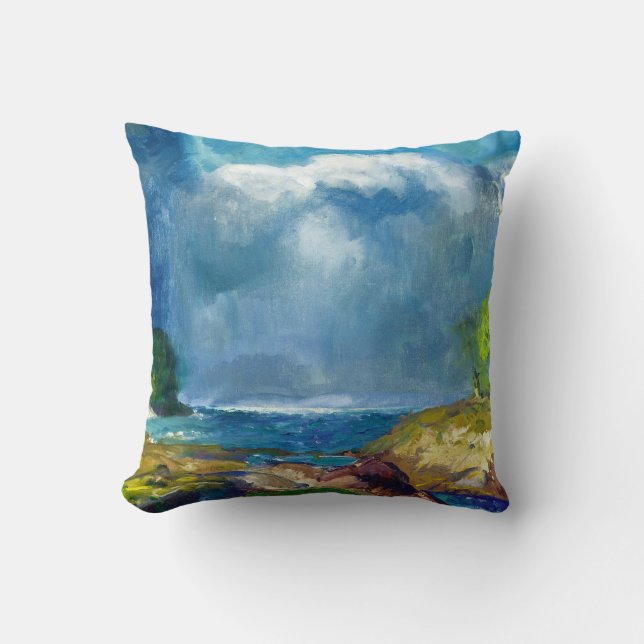 George W. Bellows, The Coming Storm, Cushion (Front)