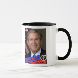 George W. Bush Baseball Card Mug