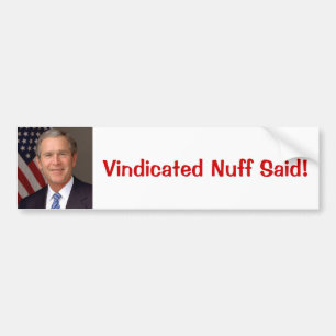 George W. Bush Bumper Sticker