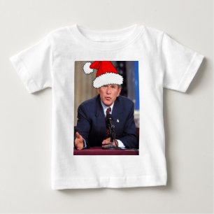 George W. Bush Christmas Humour Baby T-Shirt
