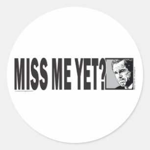 George W Bush Classic Round Sticker