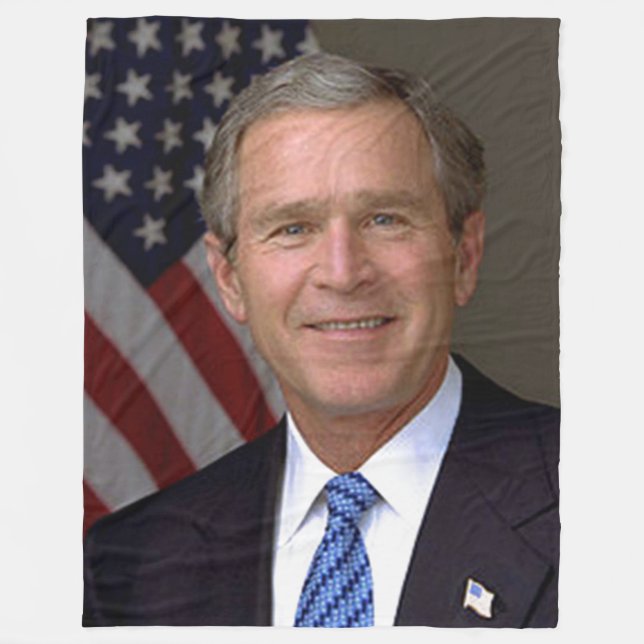 GEORGE W. BUSH FLEECE BLANKET (Front)