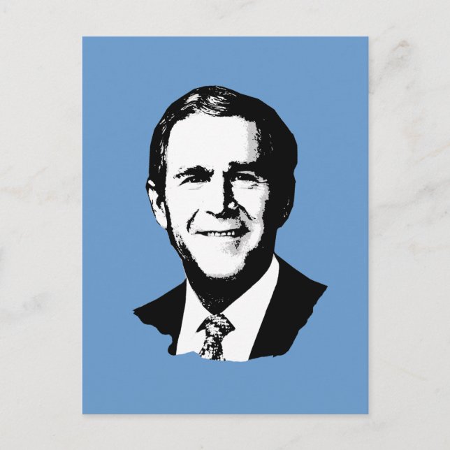 George W Bush Gear Postcard (Front)