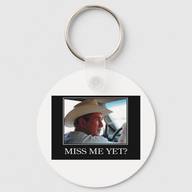 George W Bush - Hope and Change Key Ring (Front)