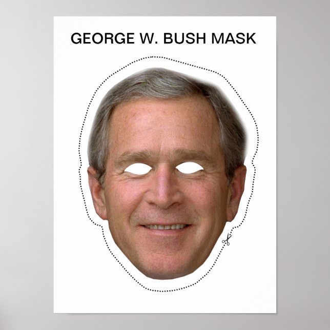 George W. Bush Mask Poster (Front)
