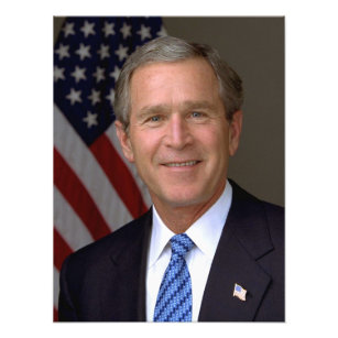 George W. Bush official portrait Photo Print