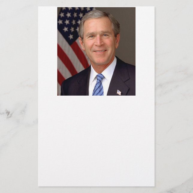 George W Bush Stationery (Front)