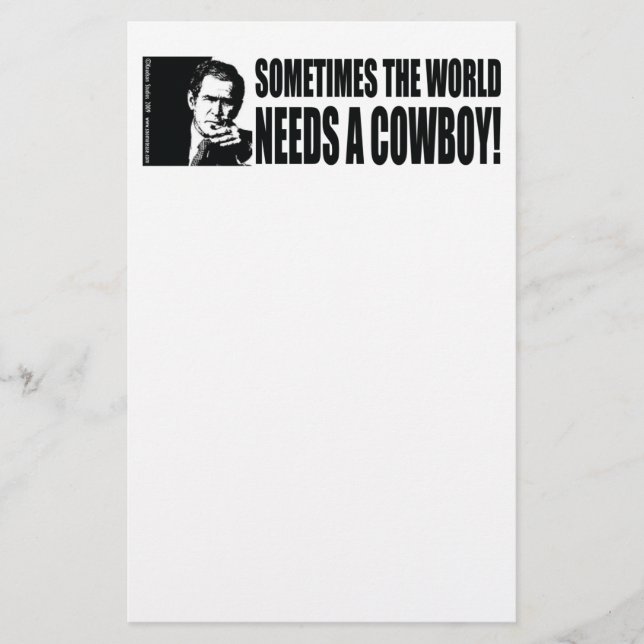George W Bush Stationery (Front)