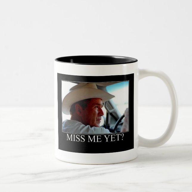George W. Bush Two-Tone Coffee Mug (Right)