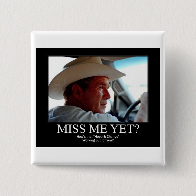 GEORGE-W-HOPE 15 CM SQUARE BADGE (Front)