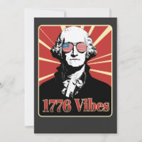 George Washington 1776 Vibes Patriotic Sunglasses