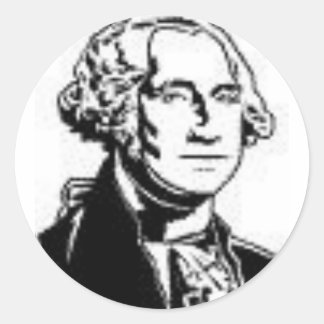 George Washington 1 Classic Round Sticker