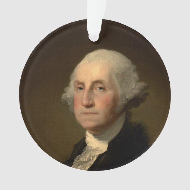 George Washington 1st American President by Stuart Ornament (Front)