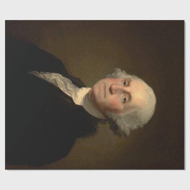George Washington 1st American President by Stuart Wrapping Paper (Flat)