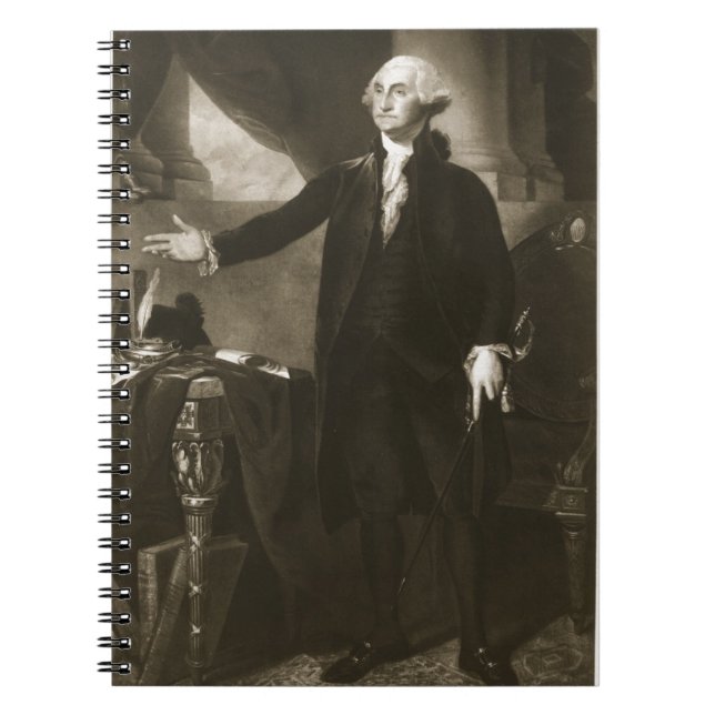 George Washington, 1st President of the United Sta Notebook (Front)