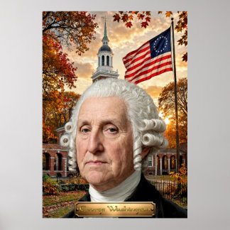 George Washington: 1st President of the US Poster