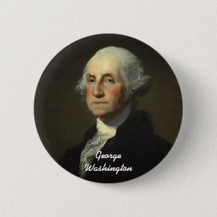 George Washington 6 Cm Round Badge