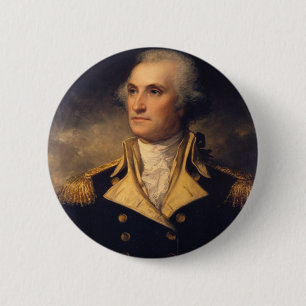 George Washington 6 Cm Round Badge