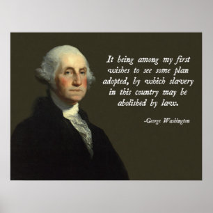 George Washington Abolition Poster