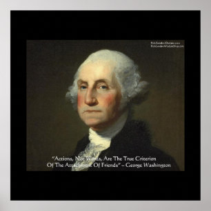 George Washington "Actions Not Words" Posters