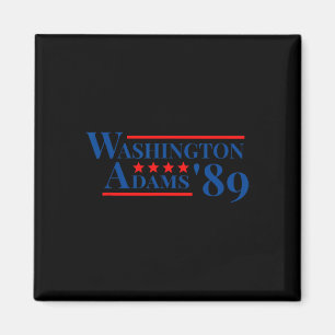 George Washington Adams 1789 Election Founding Fat Magnet