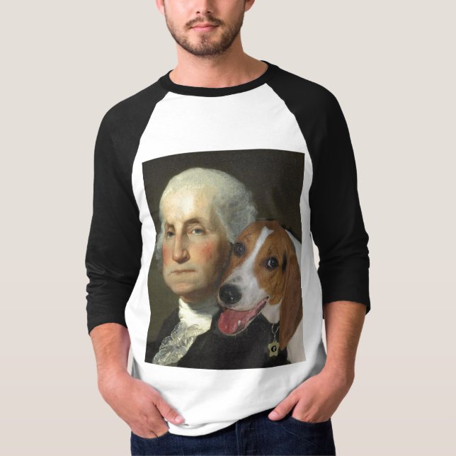 George Washington and his Dog T-Shirt (Front)
