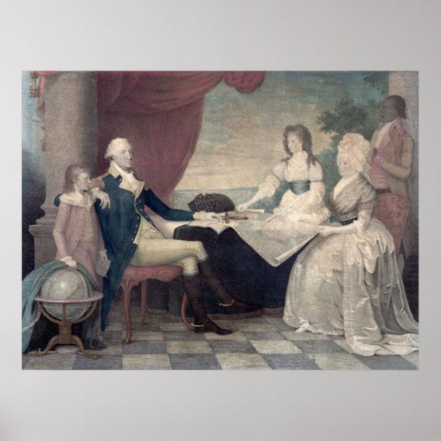 George Washington and His Family poster/print Poster (Front)
