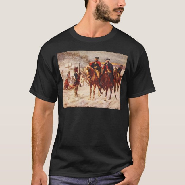 George Washington and Lafayette at Valley Forge T-Shirt (Front)