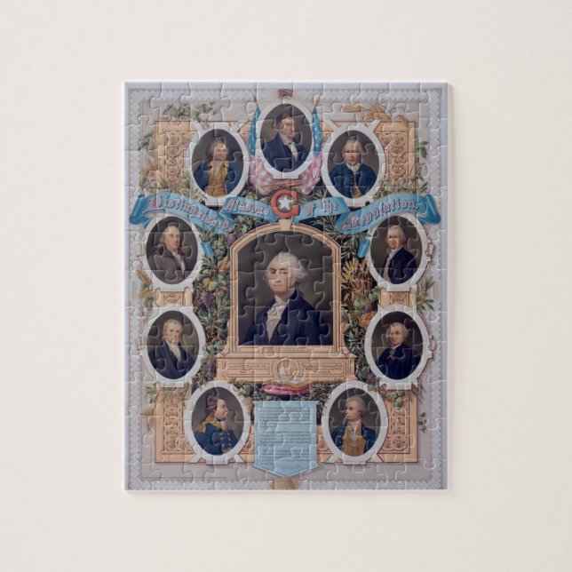 George Washington and The Masons Of The Revolution Jigsaw Puzzle (Vertical)