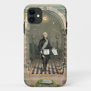 George Washington as a Freemason iPhone 11 Case