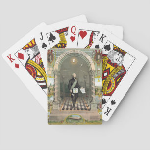 George Washington as a Freemason Playing Cards