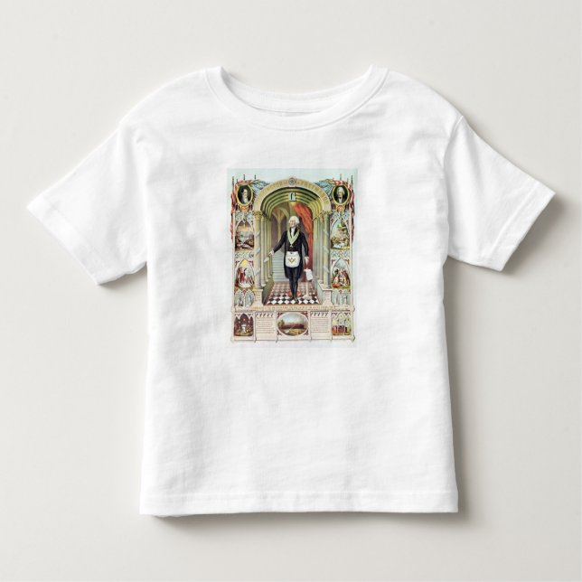 George Washington as a Freemason Toddler T-Shirt (Front)