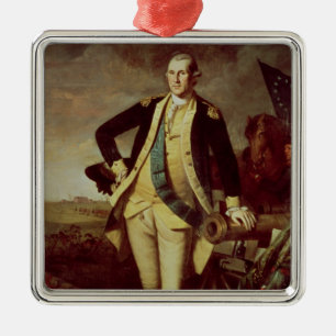 George Washington at Princeton, 1779 Metal Ornament