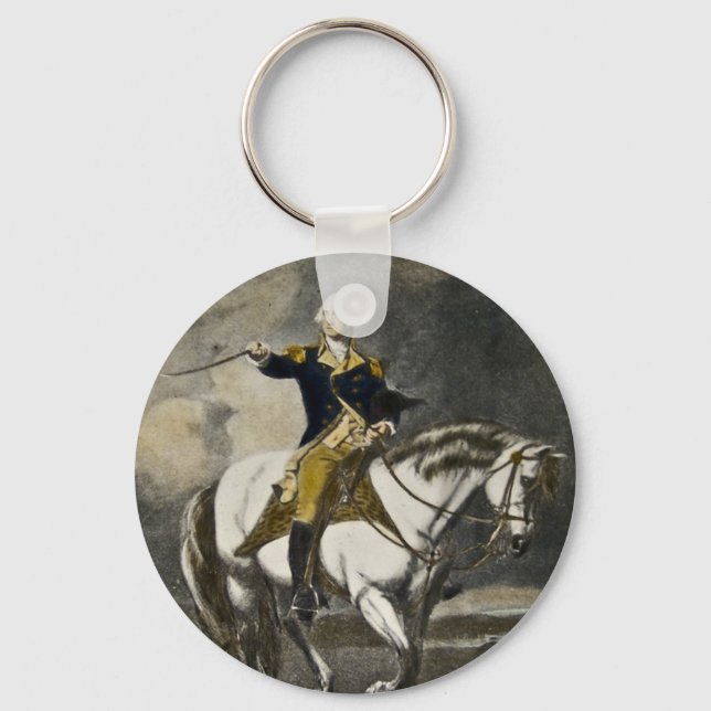 George Washington at Trenton Key Ring (Front)