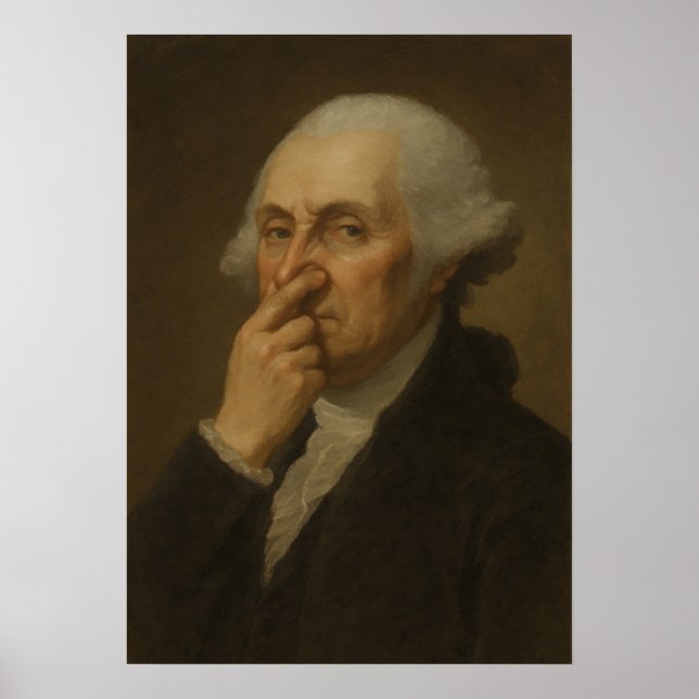 George Washington Bathroom Poster (Front)