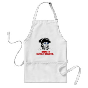 George Washington Brexit 1776 EU Flag Sunglasses Standard Apron
