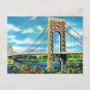 George Washington Bridge, New York City Postcard