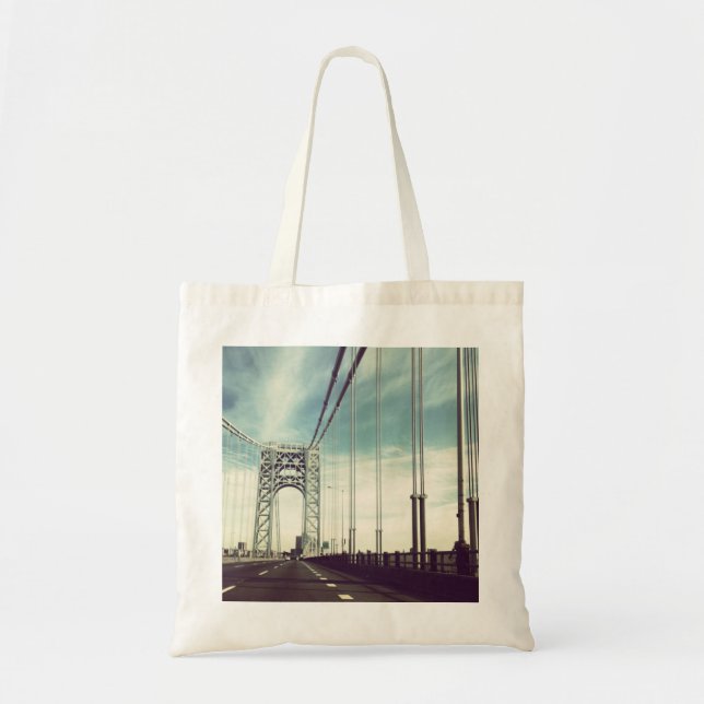 George Washington Bridge, NYC Tote Bag (Front)