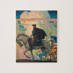 George Washington by Newell Convers Wyeth Jigsaw Puzzle
