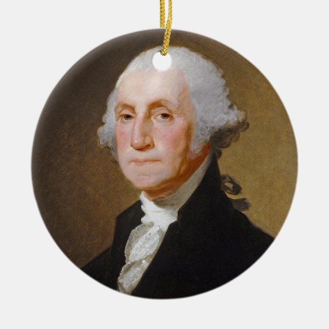 George Washington, c.1821 (oil on canvas) Ceramic Ornament (Front)