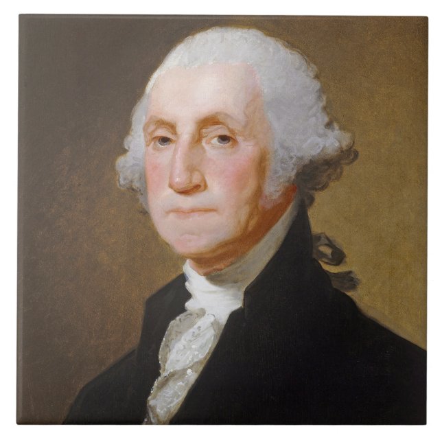 George Washington, c.1821 (oil on canvas) Ceramic Tile (Front)