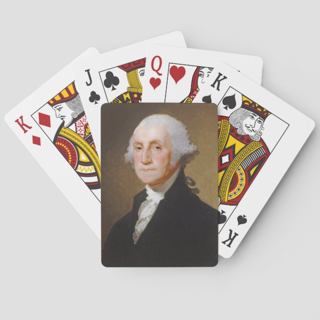 George Washington, c.1821 (oil on canvas) Playing Cards (Back)