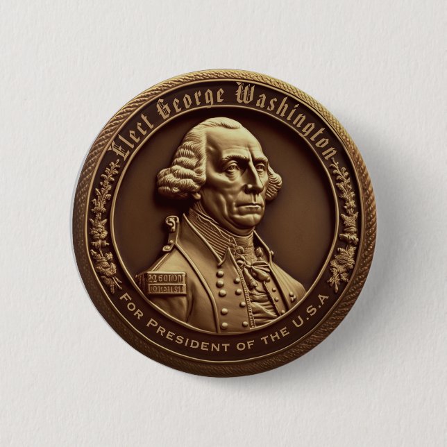 George Washington Campaign Button (Front)