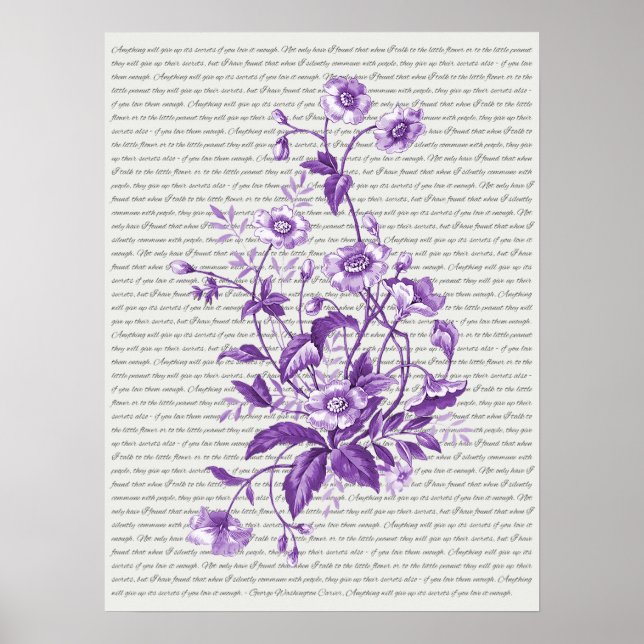 George Washington Carver quote - wall art (Front)