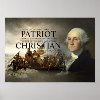 George Washington, Christian Patriot Poster