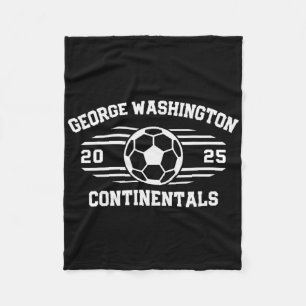 George Washington Continentals Soccer Byll 2025 Fleece Blanket