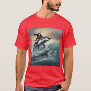 George Washington crosses the Delaware River on a  T-Shirt