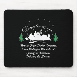 George Washington Crossing Delaware Us War Indepen Mouse Pad